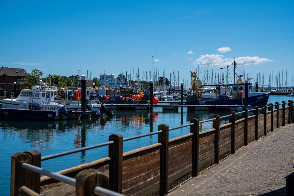 Days Out in Hampshire for Couples: A view of the harbour