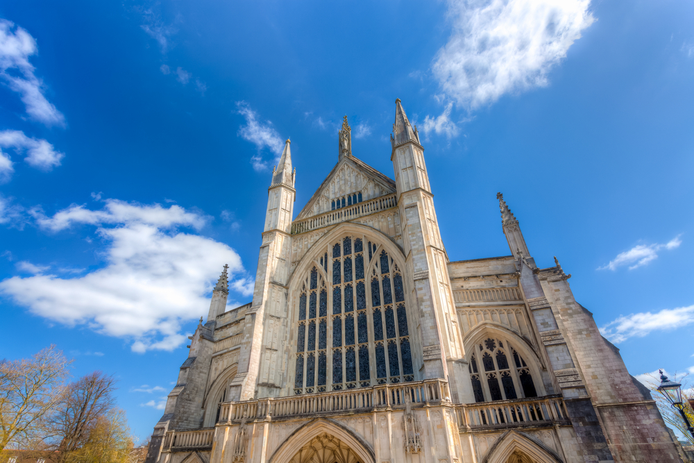 Days Out in Hampshire for Couples: A Close-up of Winchester Cathedral